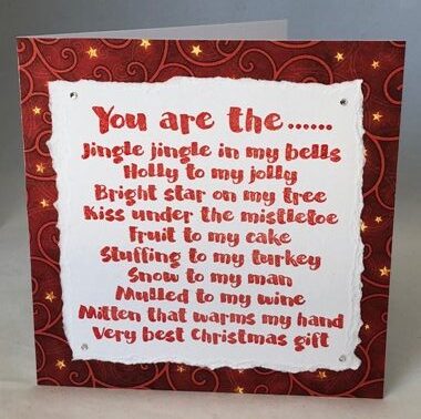 Holly To My Jolly Card