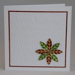 Poinsettia Card