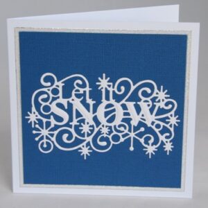 Let It Snow Christmas Card