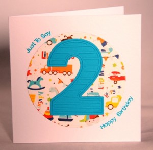 A handmade bright and cheerful child's birthday card | Handmade by Helen