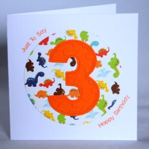 Happy Third Birthday Card