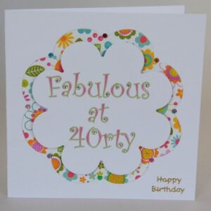 Fabulous At Forty Card
