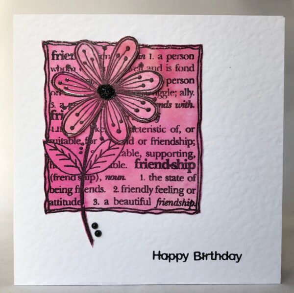 Friendship Flower Card