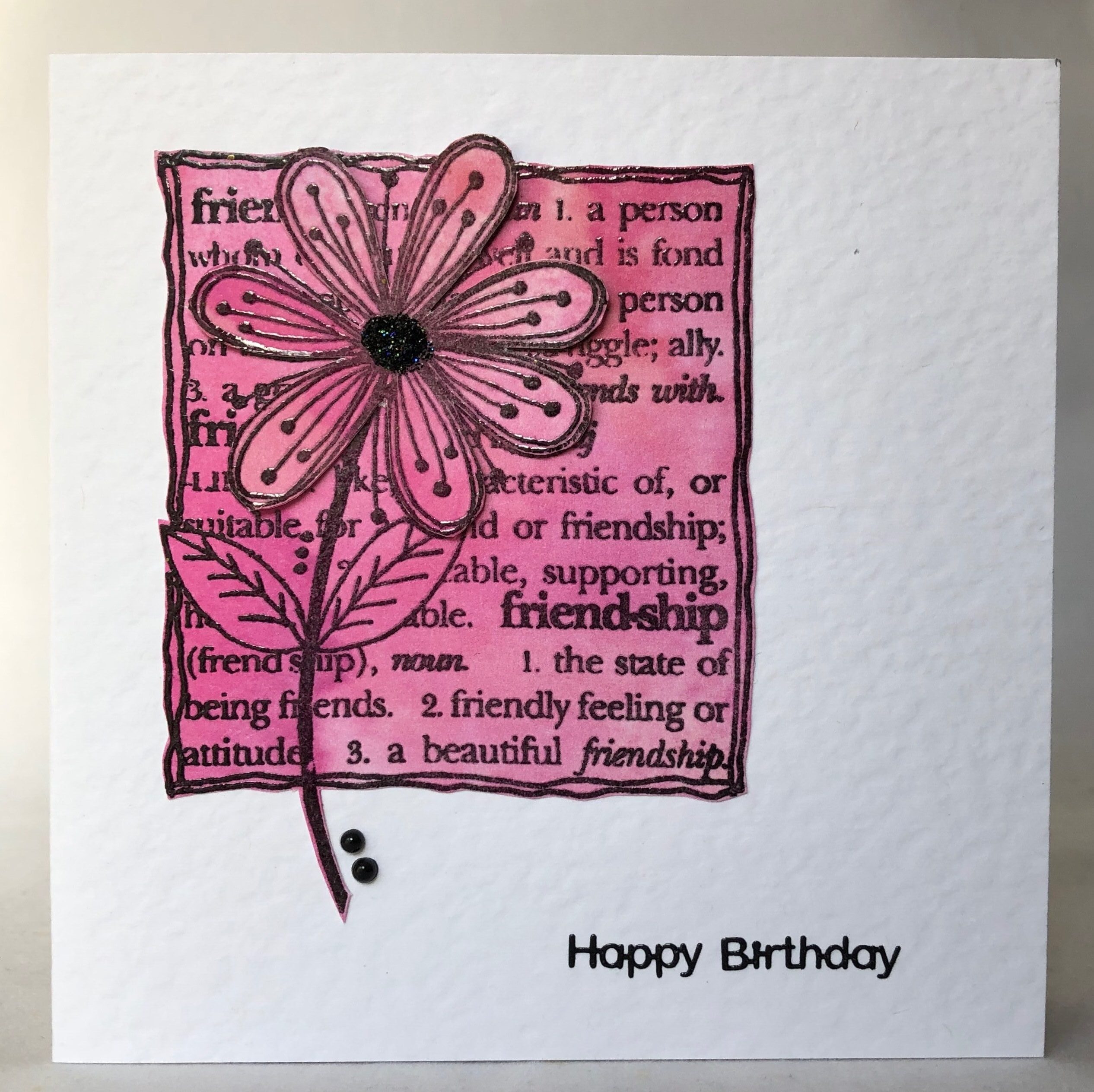 Friendship Flower Card - Image 1