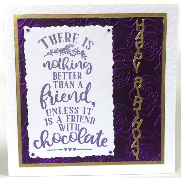 Friends And Chocolate Card