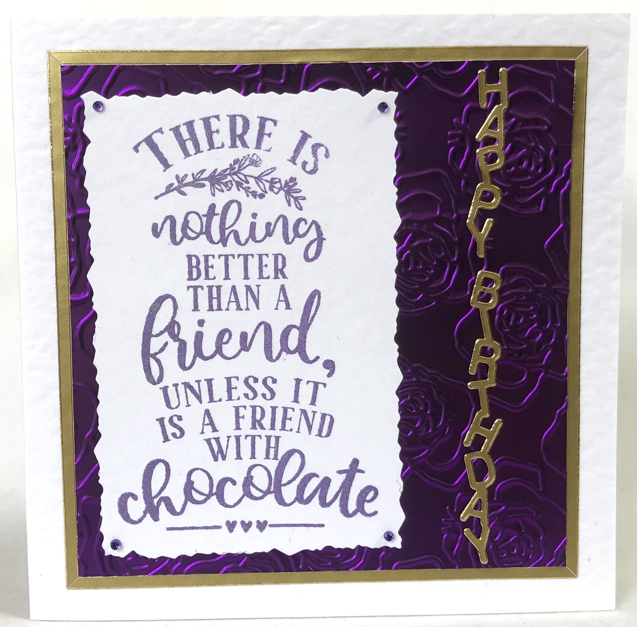 Friends And Chocolate Card - Image 1