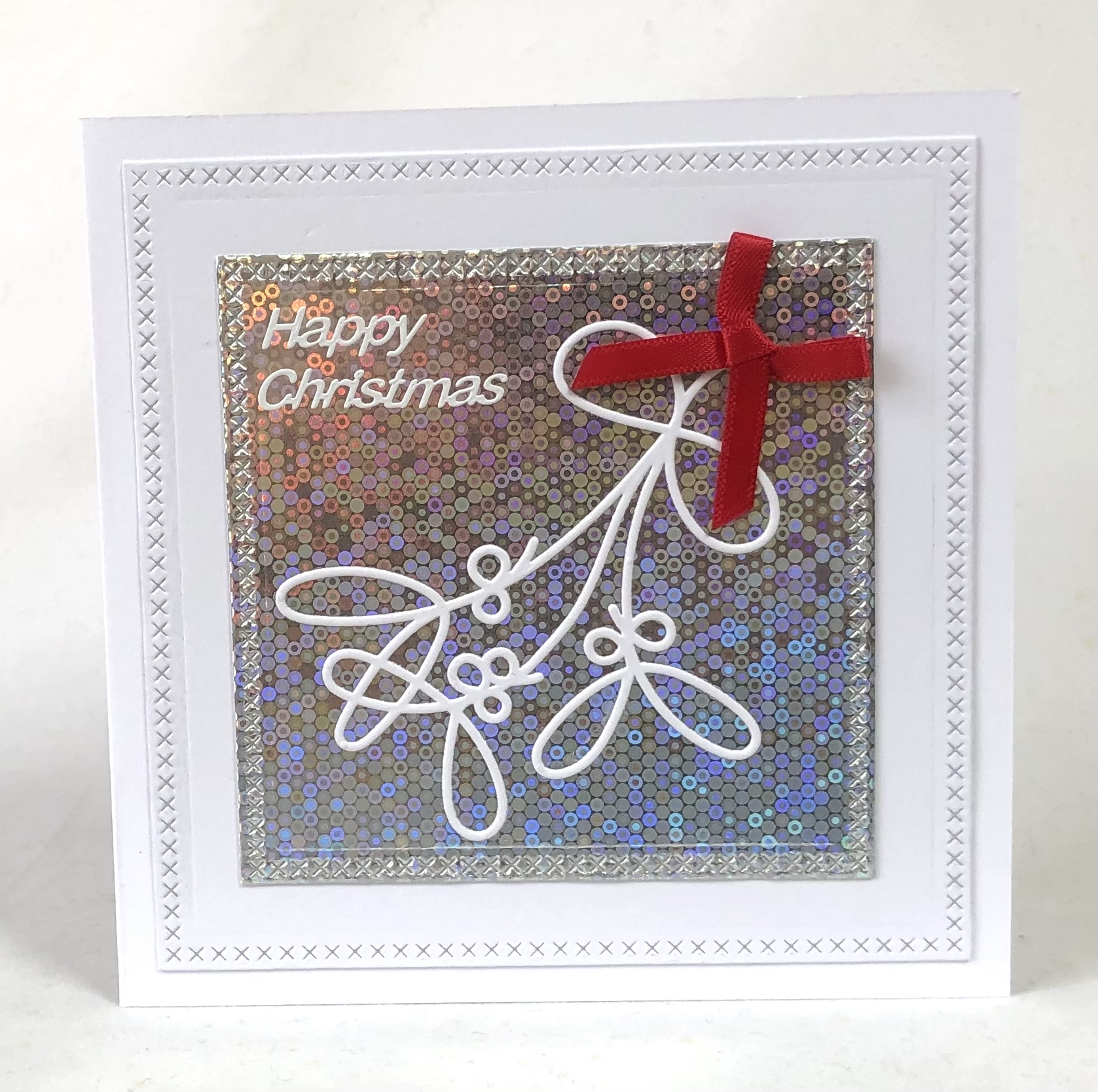 Mistletoe Christmas Card - Image 1