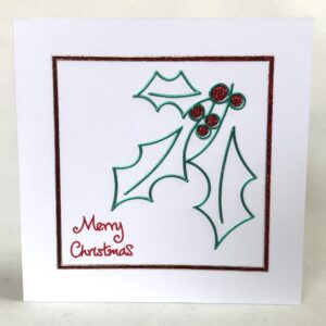 Christmas Holly Card