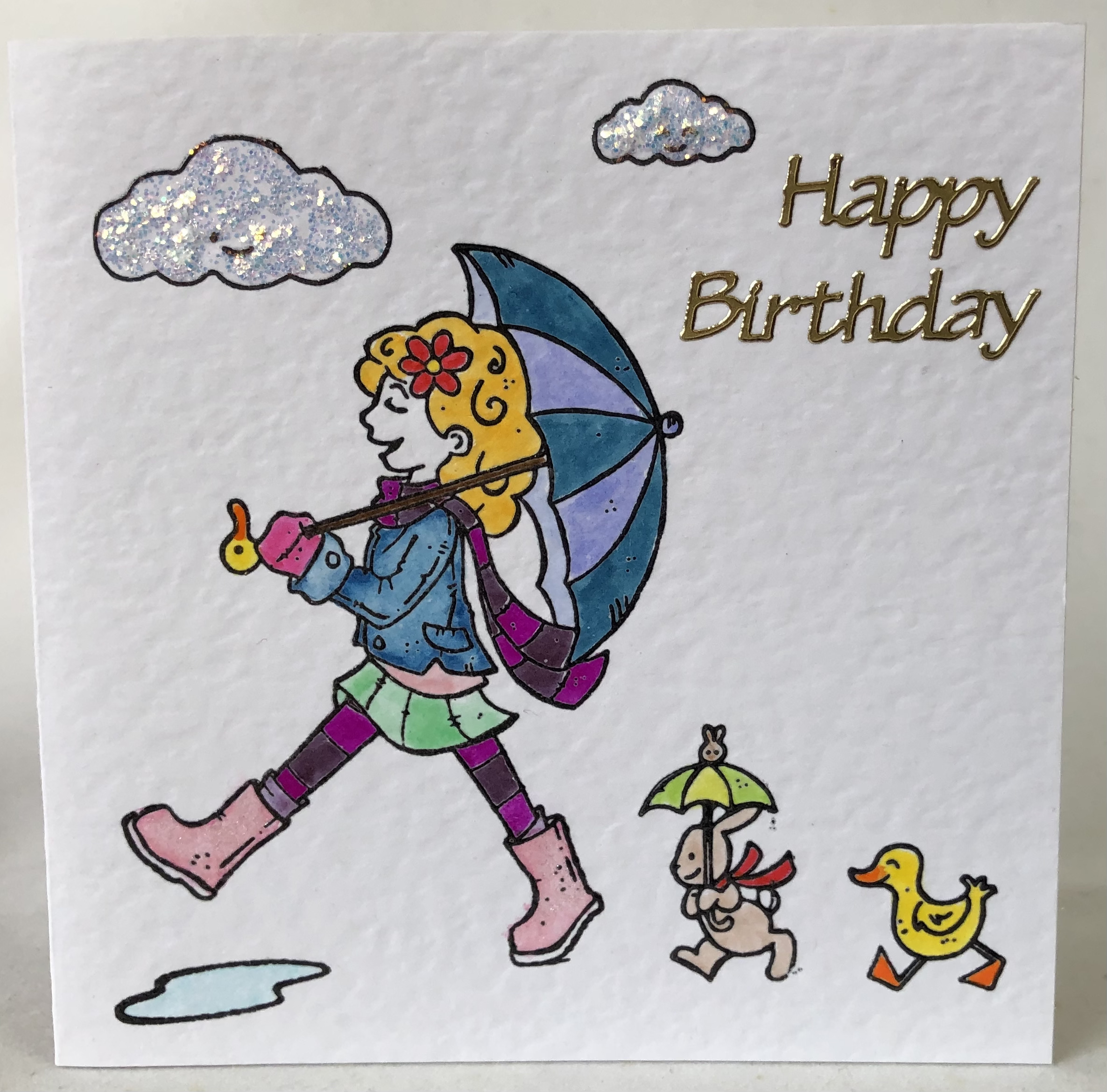 Fun In The Rain Card - Image 1