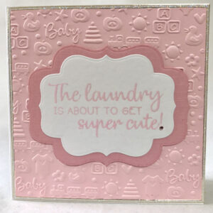 Cute Laundry Card