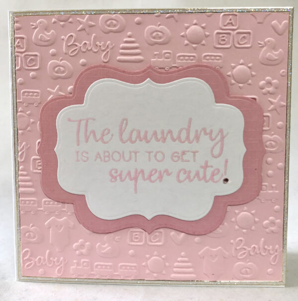 Cute Laundry Card