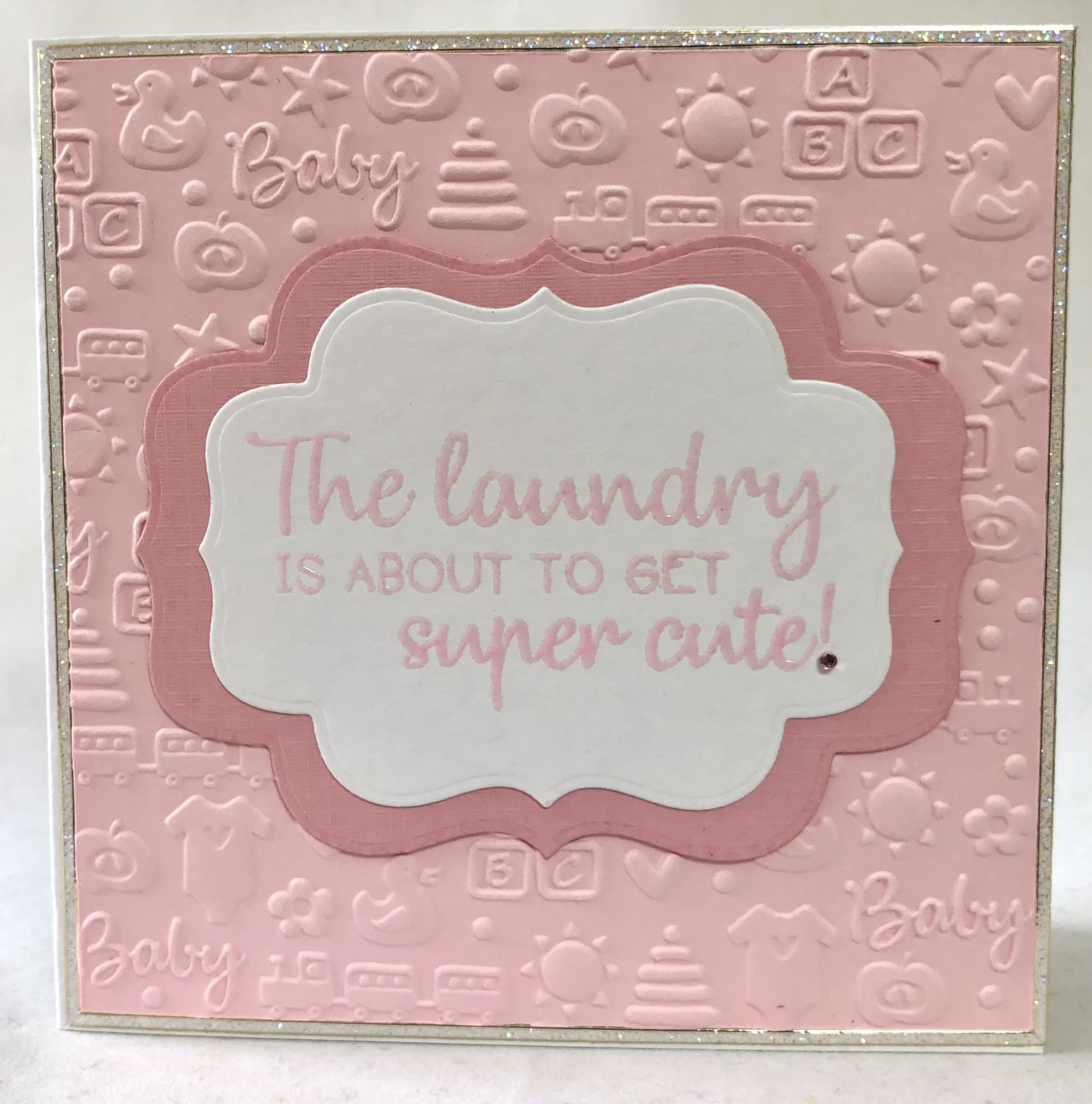 Cute Laundry Card - Image 1