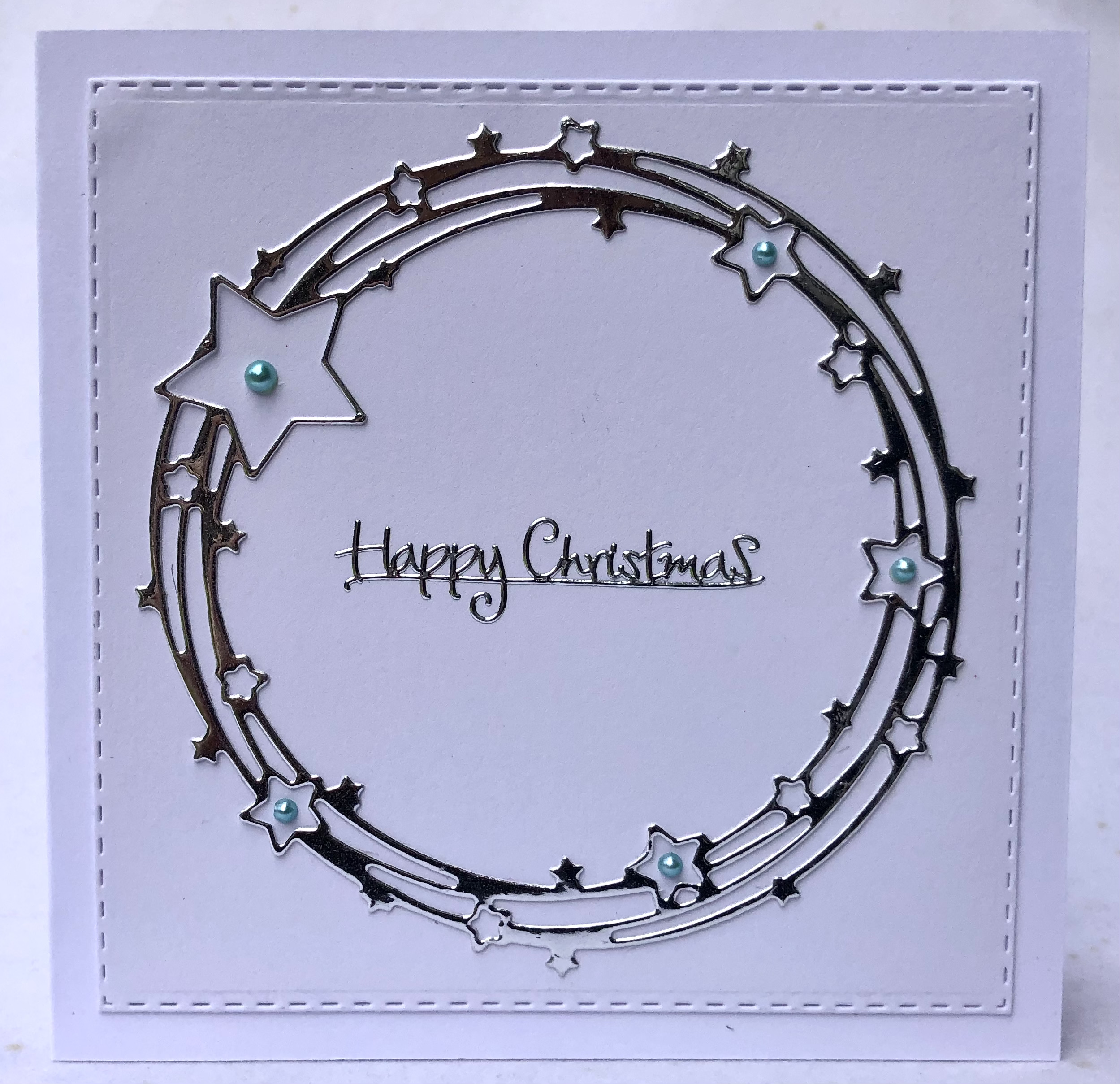 Star Wreath Card - Image 1