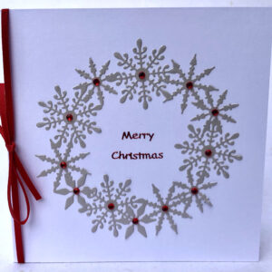 Snowflake Wreath Card