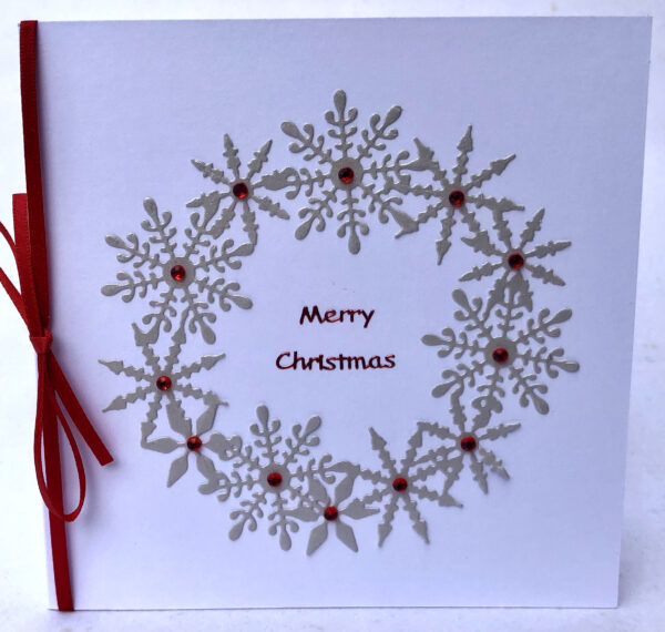 Snowflake Wreath Card