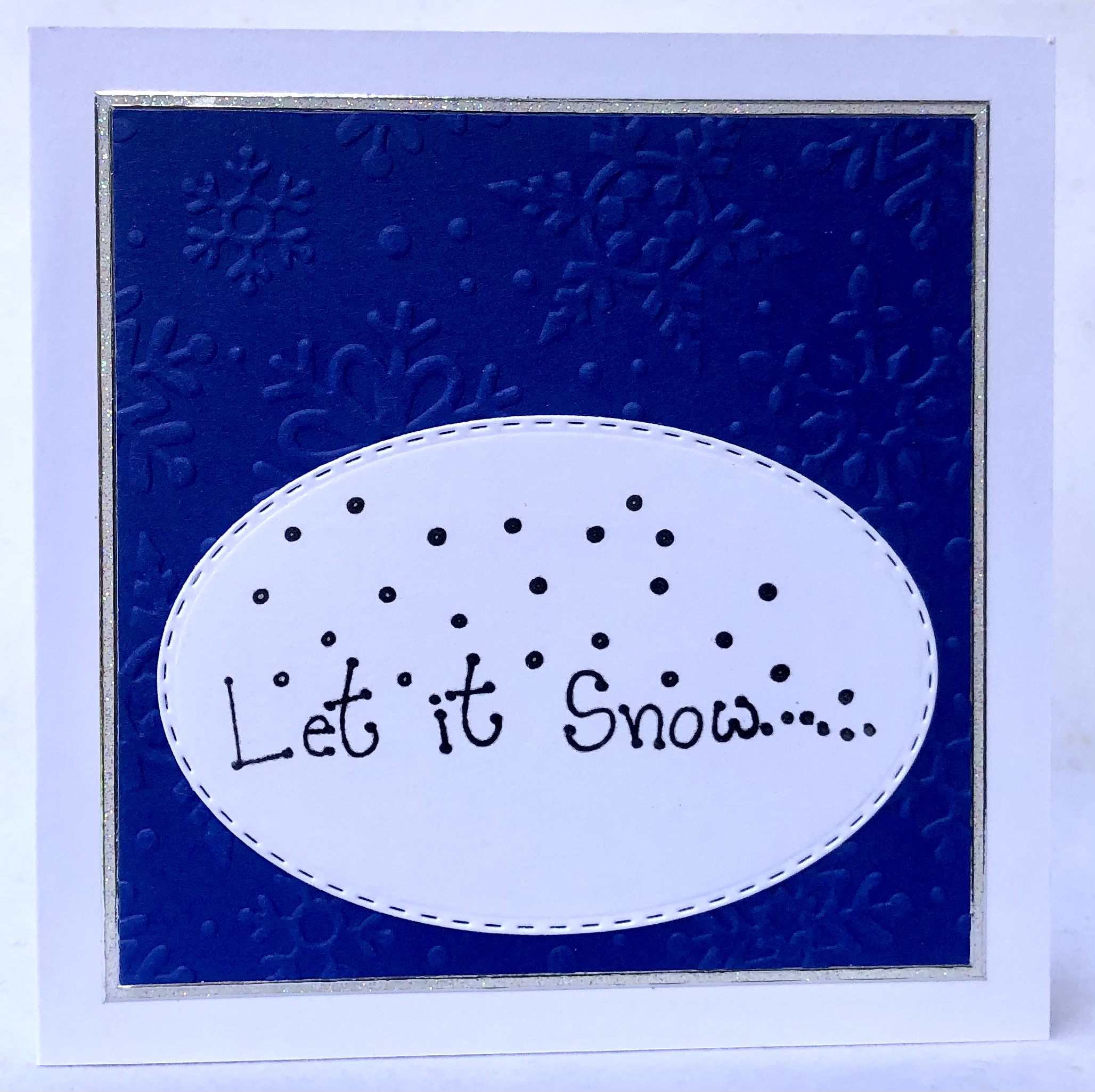 Let It Snow Christmas Card - Image 1