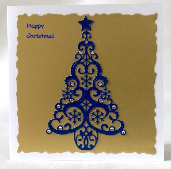 Snowflake Tree Card