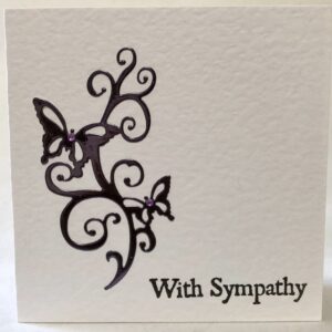 Sympathy Butterflies Card