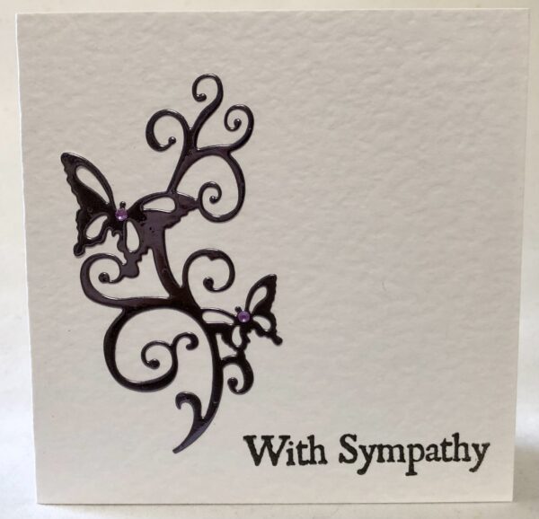 Sympathy Butterflies Card