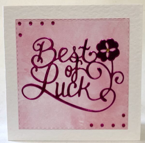 Best Of Luck Card