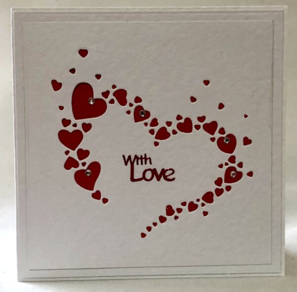 Swirling Hearts Card