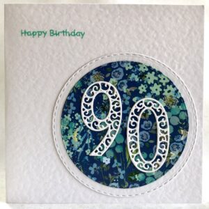 90th Birthday Card