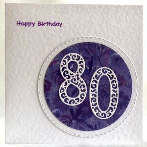 80th Birthday Card