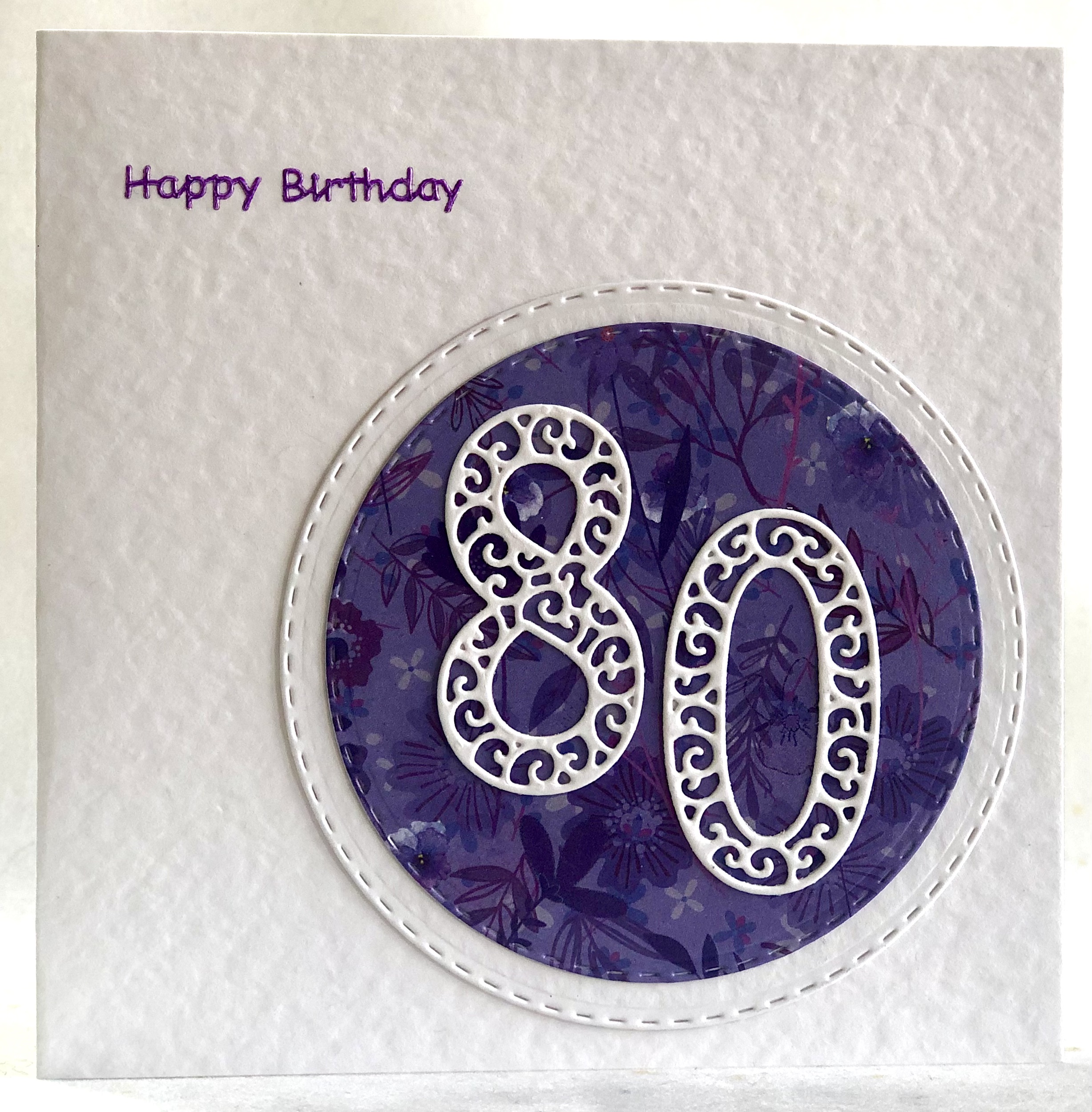 80th Birthday Card - Image 1