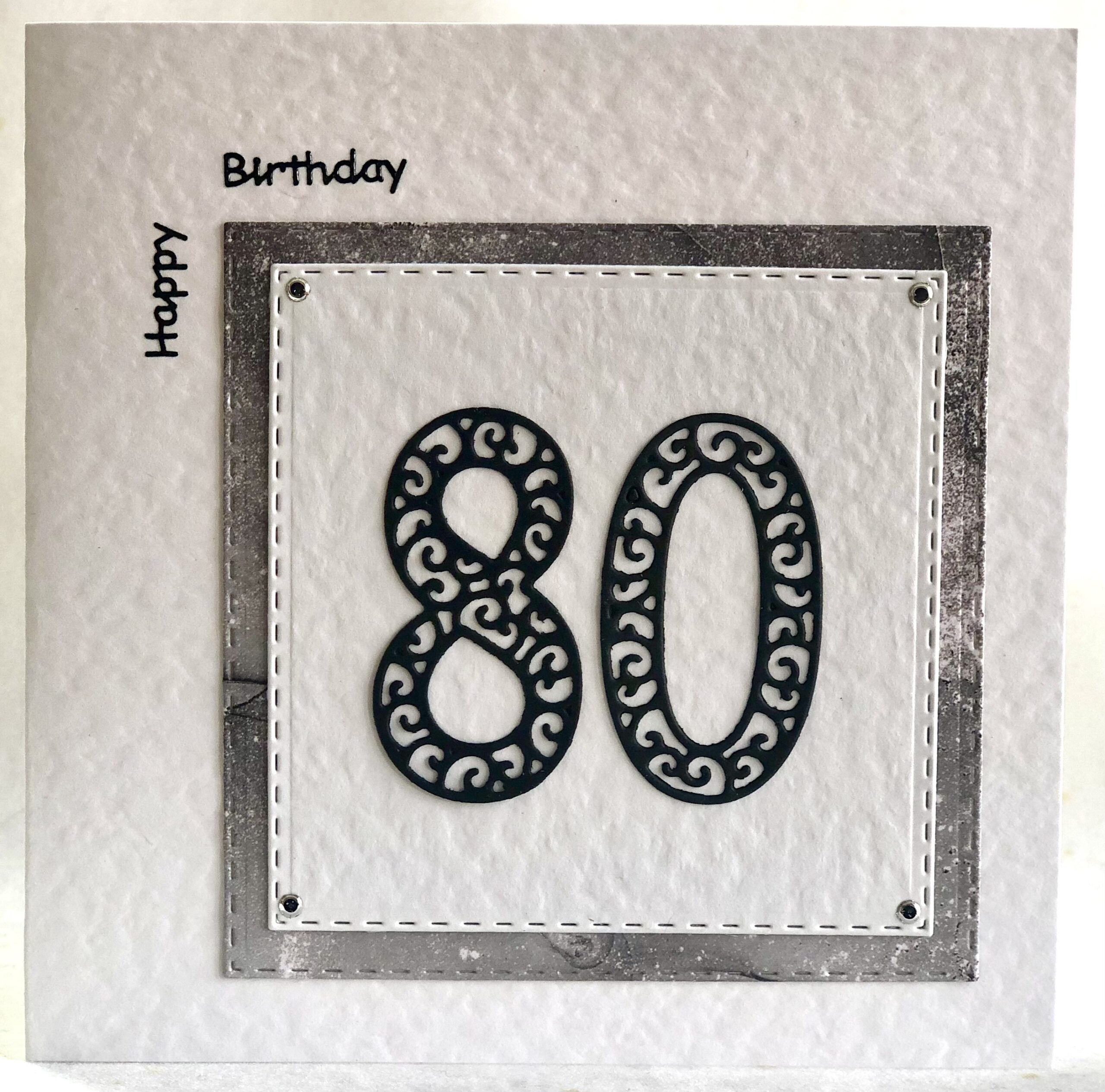 80th Birthday Card