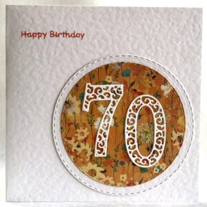 70th Birthday Card