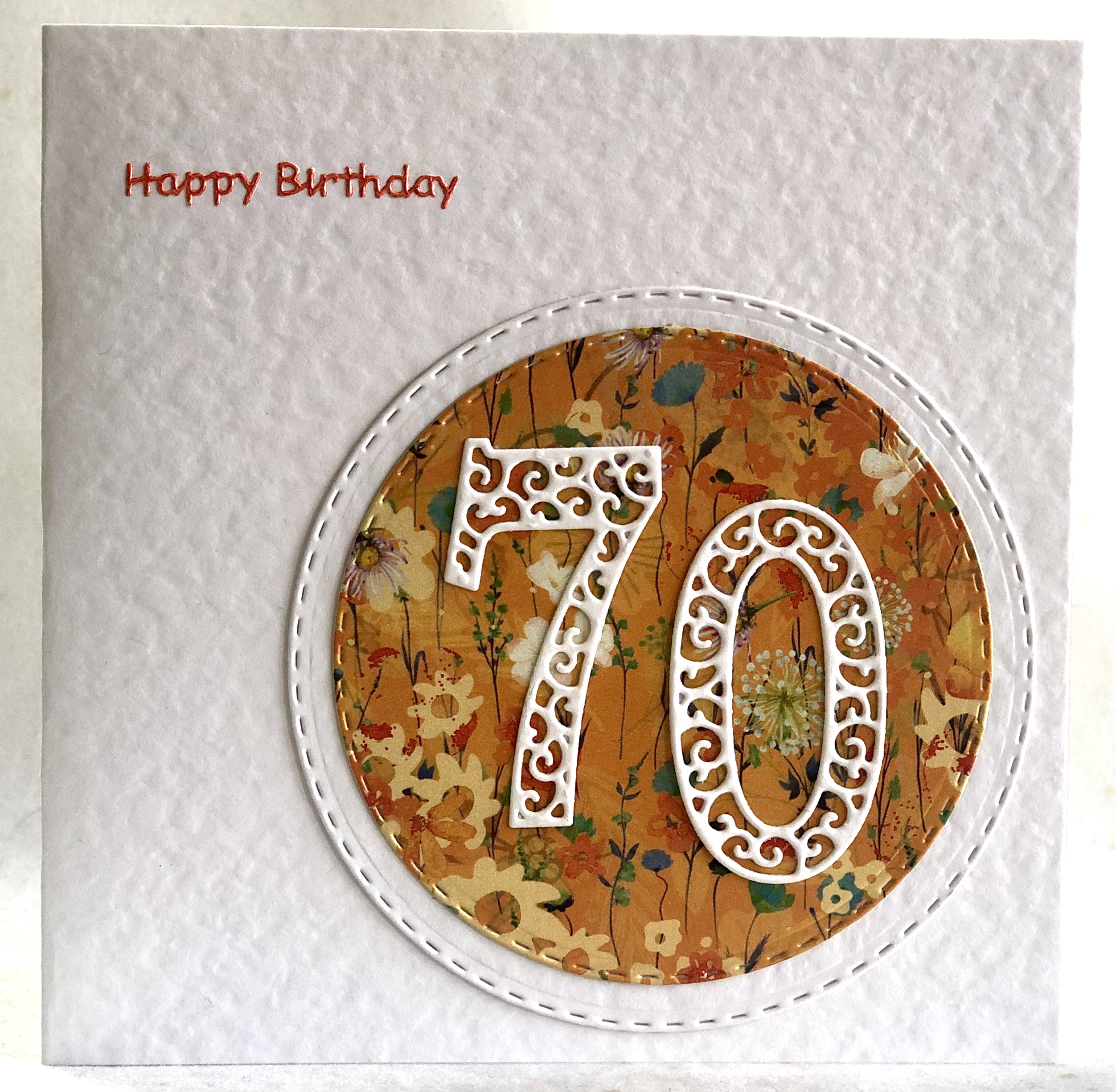 70th Birthday Card - Image 1