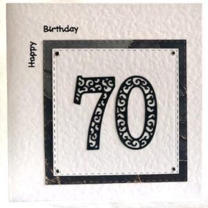 70th Birthday Card