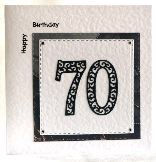 70th Birthday Card