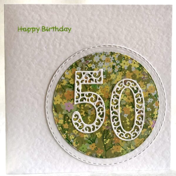 50th Birthday Card
