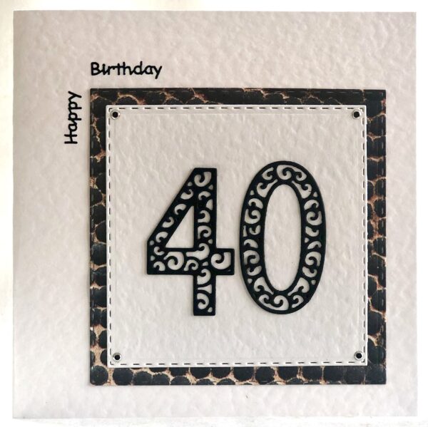40th Birthday Card
