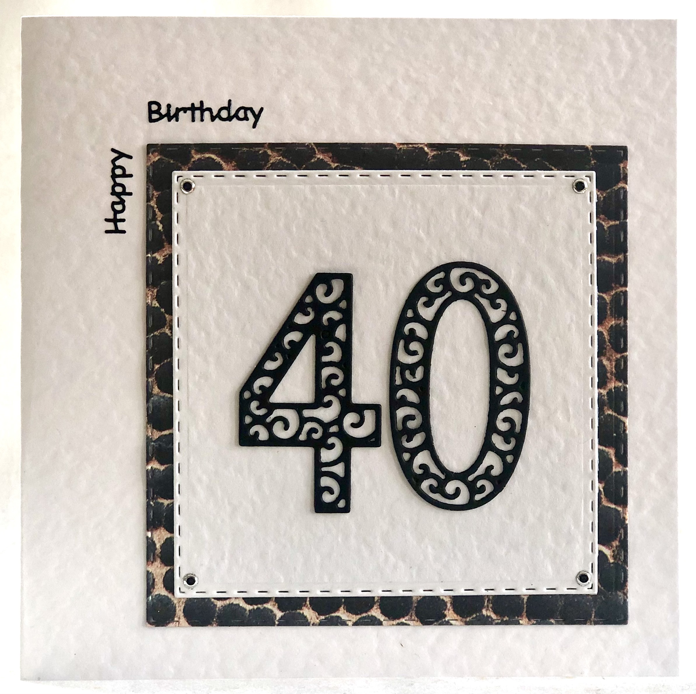 40th Birthday Card - Image 1