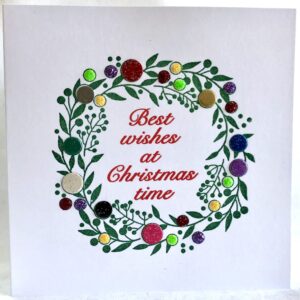 Bubble Greenery Card