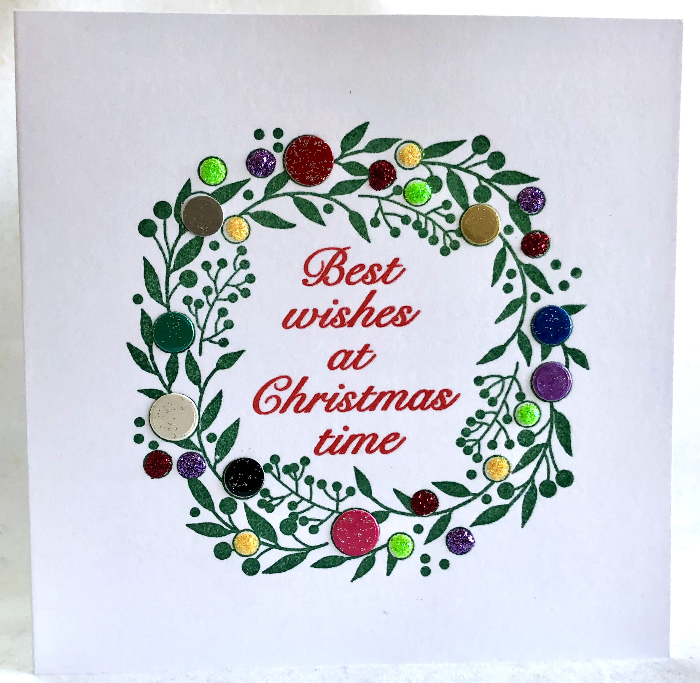 Bubble Greenery Card - Image 1