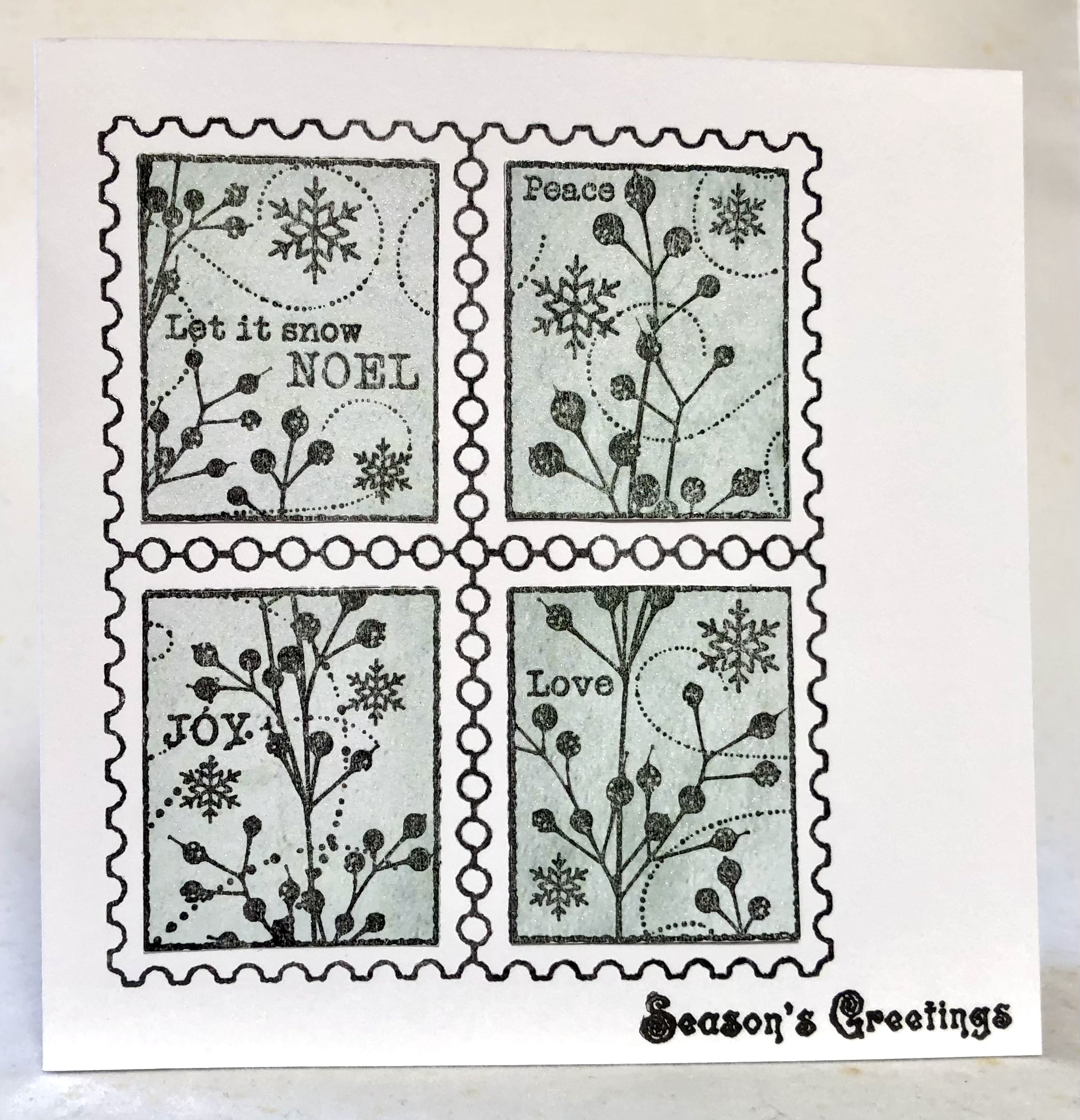 Winter Postage Card - Image 1