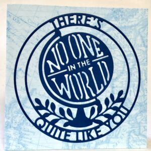 No-one In The World Card