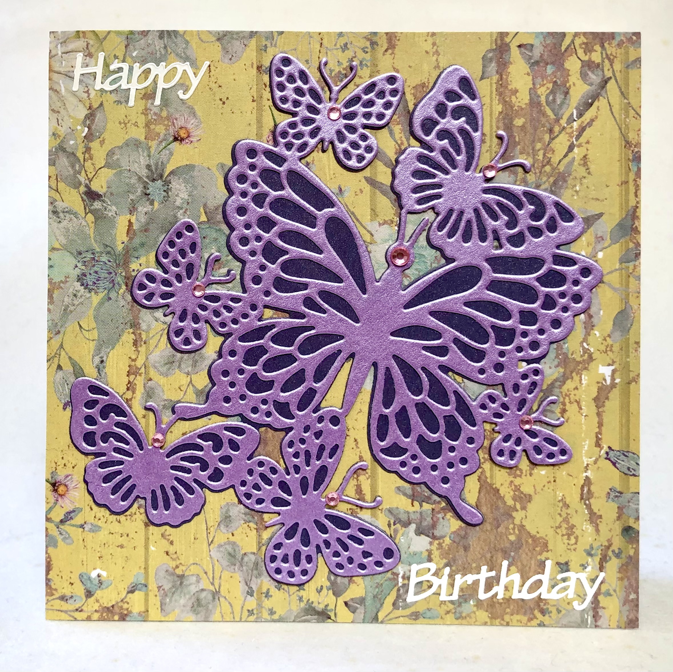 Butterfly Garden Card - Image 1