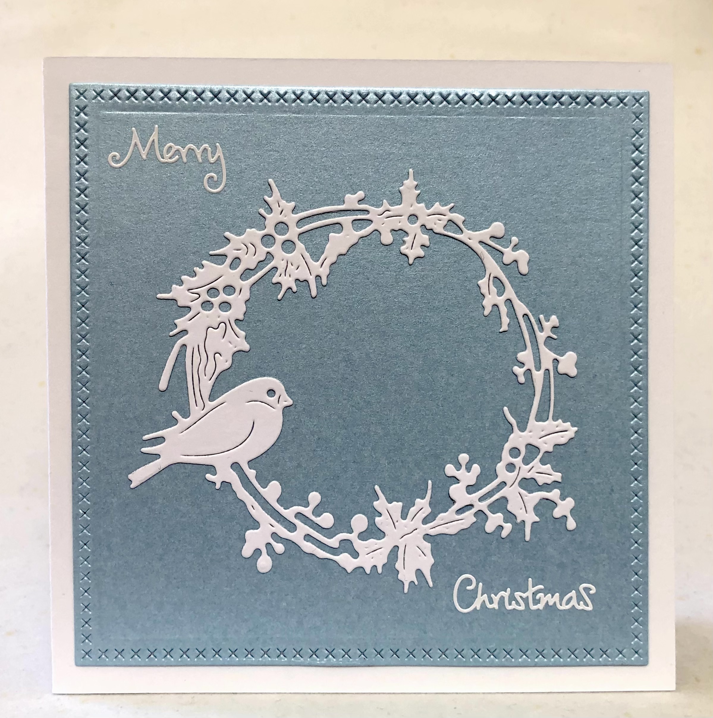 Christmas Wreath Card - Image 1
