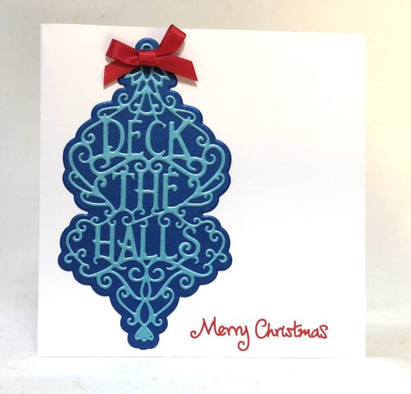 Deck The Halls Card