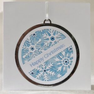 Snowflake Bauble Card