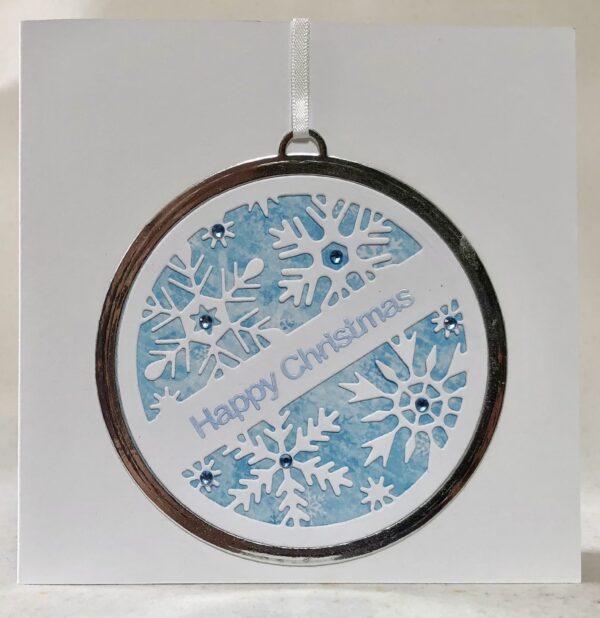 Snowflake Bauble Card