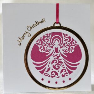 Angel Bauble Card