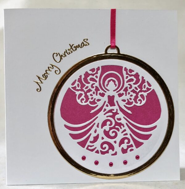 Angel Bauble Card