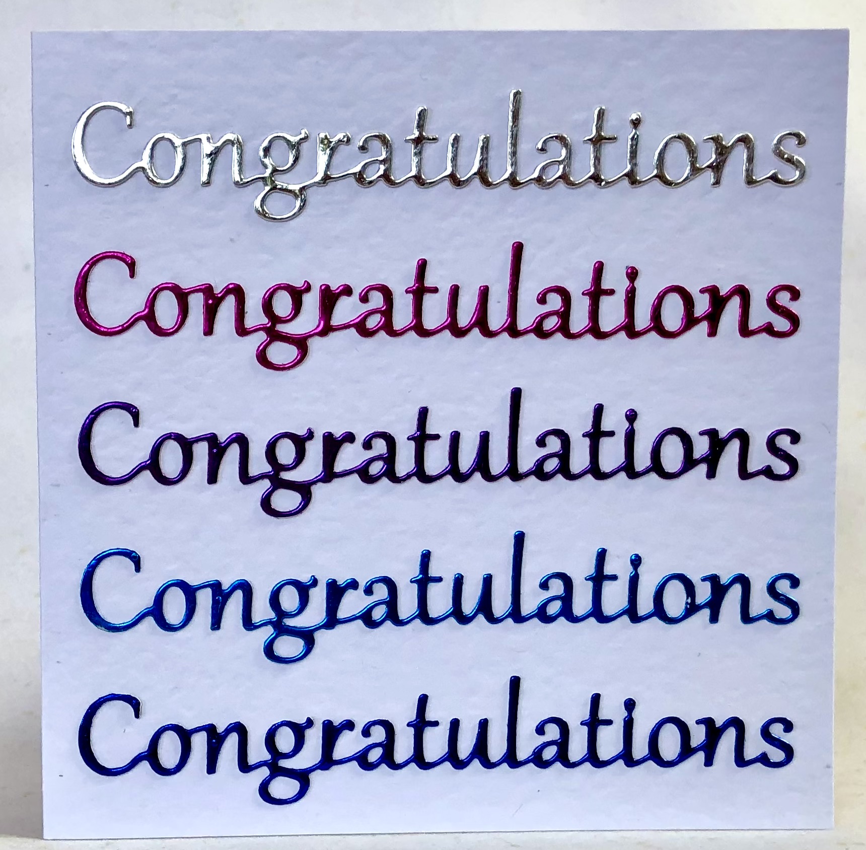 Colourful Congratulations Card - Image 1