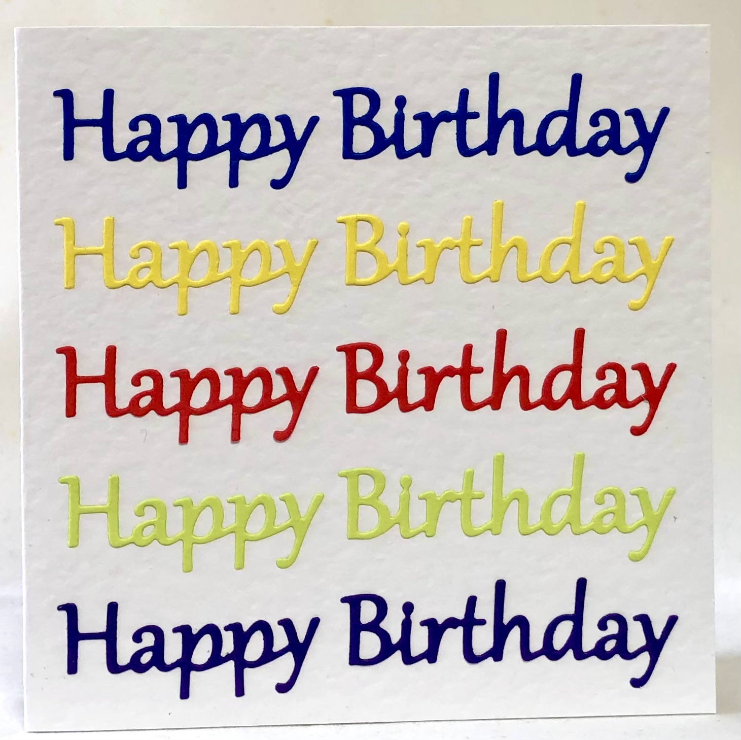 Colourful Happy Birthday Card - Image 1