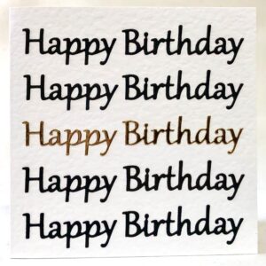 Happy Birthday Card